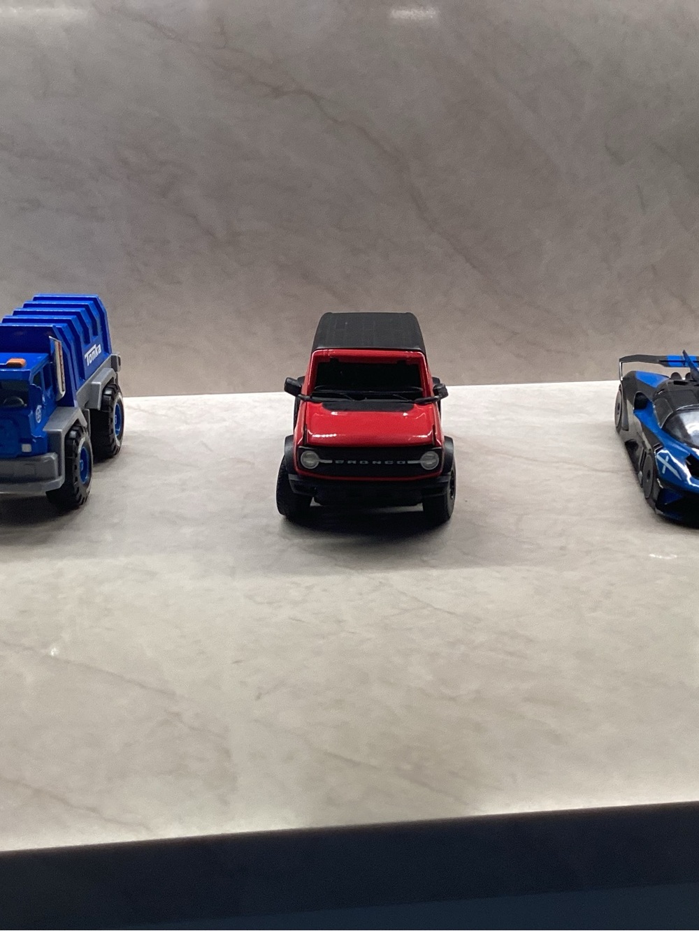 Red Toy SUV Vehicle for Kids - Playset Ready